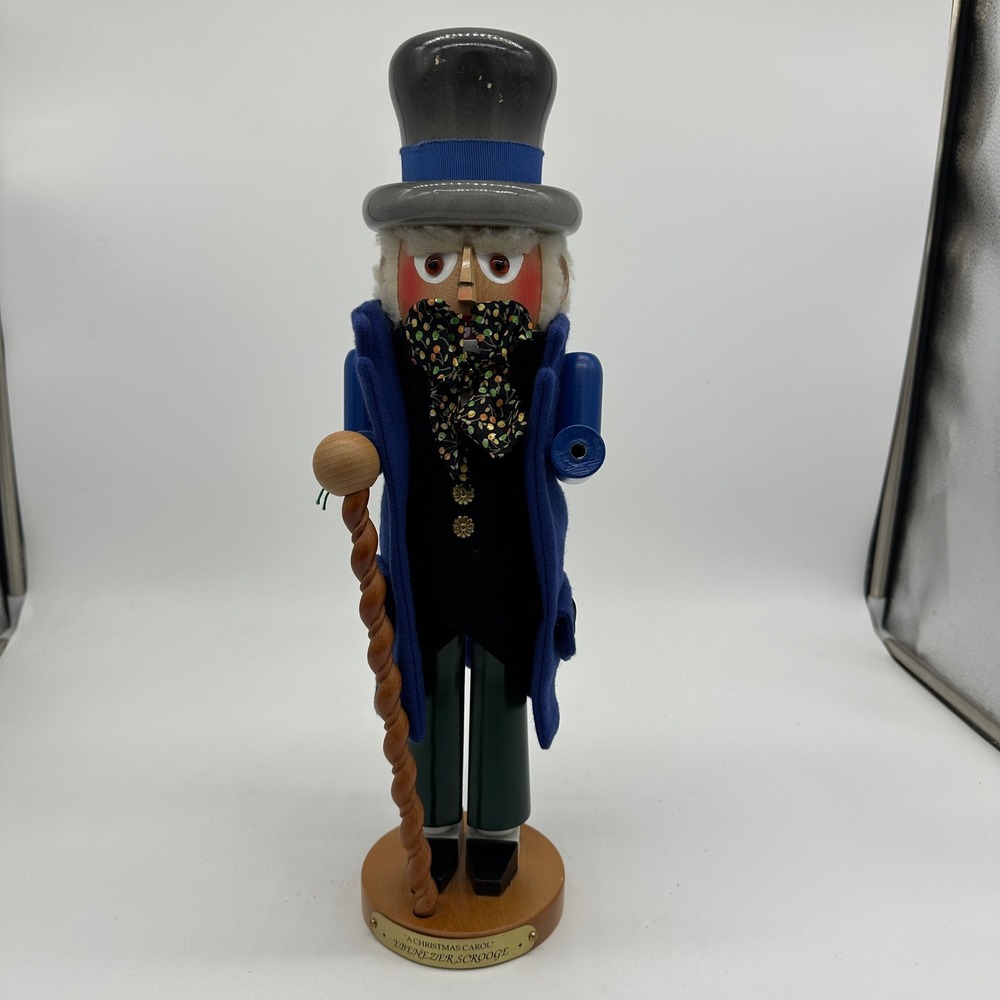 Steinbach Ebenezer Scrooge Nutcracker 17 Inch A Christmas Carol Festive Holiday‎